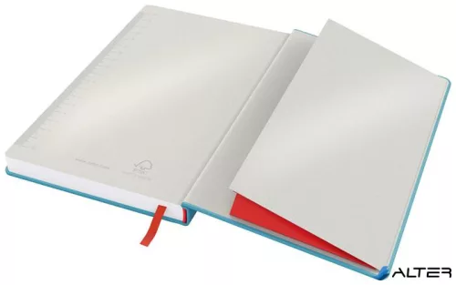 Beíró, A5, vonalas, 80 lap, keményfedeles, LEITZ 'Cosy Soft Touch', nyugodtkék