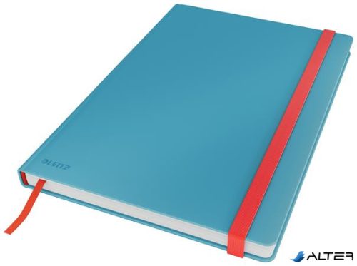 Beíró, B5, kockás, 80 lap, keményfedeles, LEITZ 'Cosy Soft Touch', nyugodtkék