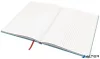 Beíró, B5, kockás, 80 lap, keményfedeles, LEITZ "Cosy Soft Touch", nyugodtkék