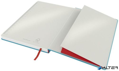 Beíró, B5, kockás, 80 lap, keményfedeles, LEITZ "Cosy Soft Touch", nyugodtkék