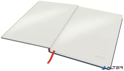 Beíró, B5, kockás, 80 lap, keményfedeles, LEITZ "Cosy Soft Touch", bársonyszürke