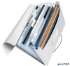 Harmonikamappa, A4, PP, 6 rekeszes, LEITZ "Wow", fehér