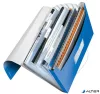 Harmonikamappa, A4, PP, 6 rekeszes, LEITZ 'Wow', kék