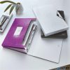 Harmonikamappa, A4, PP, 6 rekeszes, LEITZ "Wow", lila