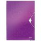 Gumis mappa, PP, A4, LEITZ "Wow", lila