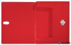 Iratvédő mappa, 38 mm, PP, A4, LEITZ 'Recycle', piros