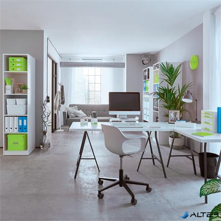 Spirálfüzet, A4, vonalas, 80 lap, LEITZ 'Wow', kék