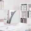 Spirálfüzet, A4, kockás, 80 lap, LEITZ "Wow", fehér