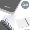 Spirálfüzet, A4, vonalas, 90 lap, laminált karton borító, LEITZ "Office", szürke