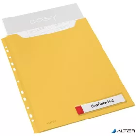   Genotherm, lefűzhető, A4 maxi, LEITZ "Cosy Privacy", melegsárga