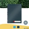 Genotherm, lefűzhető, A4 maxi, LEITZ "Cosy Privacy", bársonyszürke
