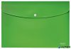 Irattartó tasak, A4, PP, patentos, LEITZ 'Recycle', zöld