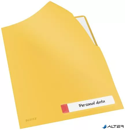 Genotherm, 'L', A4, PP, LEITZ 'Cosy Privacy', melegsárga