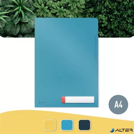 Genotherm, "L", A4, PP, LEITZ "Cosy Privacy", nyugodtkék