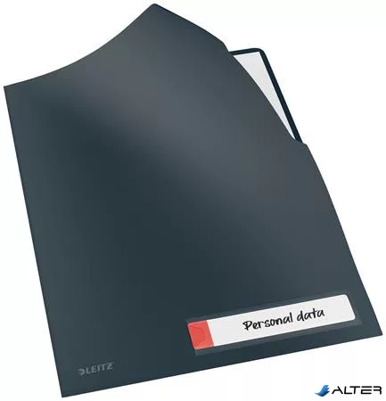 Genotherm, "L", A4, PP, LEITZ "Cosy Privacy", bársonyszürke