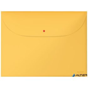   Irattartó tasak, 2 zsebes, A4, PP, pantentos, LEITZ "Cosy", melegsárga