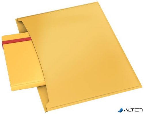 Irattartó tasak, 2 zsebes, A4, PP, pantentos, LEITZ "Cosy", melegsárga