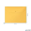 Irattartó tasak, 2 zsebes, A4, PP, pantentos, LEITZ "Cosy", melegsárga