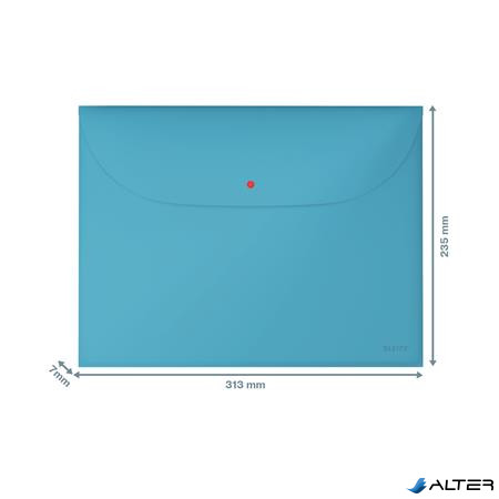 Irattartó tasak, 2 zsebes, A4, PP, pantentos, LEITZ 'Cosy', nyugodtkék