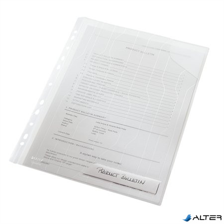 Genotherm, "L", lefűzhető, A4, 200 mikron, LEITZ "CombiFile", áttetsző