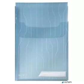   Genotherm, lefűzhető, A4, 200 mikron, füllel, LEITZ "CombiFile Jumbo", kék
