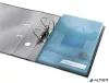 Genotherm, lefűzhető, A4, 200 mikron, füllel, LEITZ "CombiFile Jumbo", kék