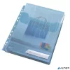 Genotherm, lefűzhető, A4, 200 mikron, füllel, LEITZ "CombiFile Jumbo", kék
