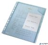Rendszerező genotherm, lefűzhető, A4, 200 mikron, narancsos felület, LEITZ "CombiFile", kék