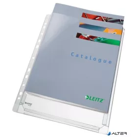   Genotherm, lefűzhető, A4, 170 mikron, narancsos felület, 20 mm, LEITZ "Jumbo"