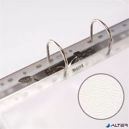 Genotherm, lefűzhető, A4, 170 mikron, narancsos felület, 20 mm, LEITZ "Jumbo"