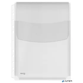   Genotherm, lefűzhető, A4, 170 mikron, narancsos felület, 20 mm, behajtható fül, LEITZ "Jumbo"