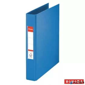   Gyűrűs könyv, 2 gyűrű, 42 mm, A5, PP, ESSELTE "Standard", Vivida kék