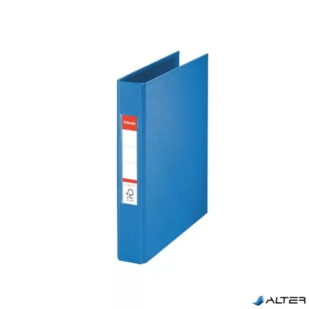 Gyűrűs könyv, 2 gyűrű, 42 mm, A5, PP, ESSELTE "Standard", Vivida kék