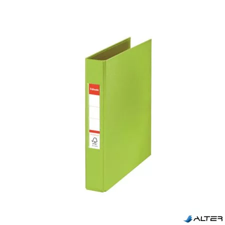 Gyűrűs könyv, 2 gyűrű, 42 mm, A5, PP, ESSELTE "Standard", Vivida zöld