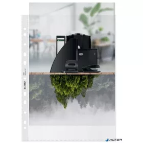   Genotherm, lefűzhető, A4, PP, 100 mikron, narancsos felület, LEITZ "Recycle"