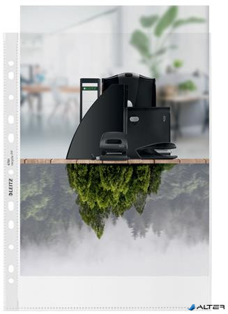 Genotherm, lefűzhető, A4, PP, 100 mikron, narancsos felület, LEITZ "Recycle"