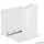 Gyűrűs könyv, panorámás, 4 gyűrű, D alakú, 50 mm, A4, PP, ESSELTE, fehér