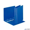 Gyűrűs könyv, panorámás, 4 gyűrű, D alakú, 65 mm, A4, PP, ESSELTE, kék