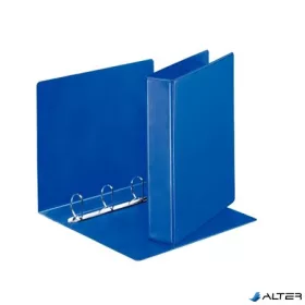   Gyűrűs könyv, panorámás, 4 gyűrű, D alakú, 65 mm, A4, PP, ESSELTE, kék