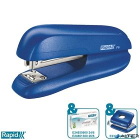 Tűzőgép, 24/6, 26/6, 20 lap, RAPID 'F6', kék