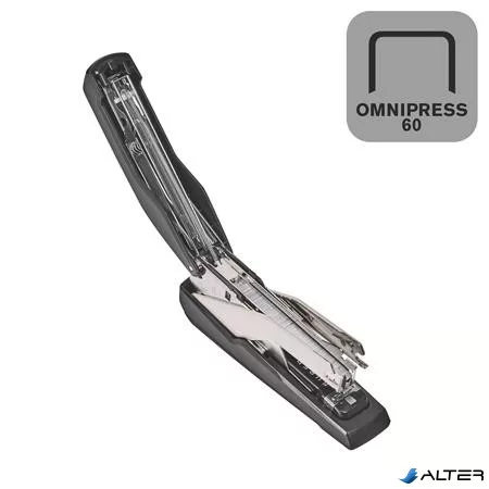 Tűzőgép, 60 lap, lapos tűzés, RAPID 'Supreme OmniPress S060', fekete