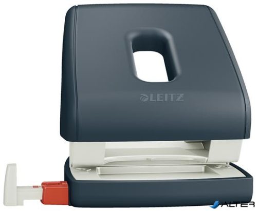 Lyukasztó, kétlyukú, 30 lap, LEITZ "Cosy", bársonyszürke