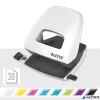Lyukasztó, kétlyukú, 30 lap, LEITZ 'Nexxt Wow', fehér