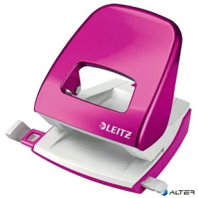   Lyukasztó, kétlyukú, 30 lap, LEITZ 'Nexxt Wow', rózsaszín
