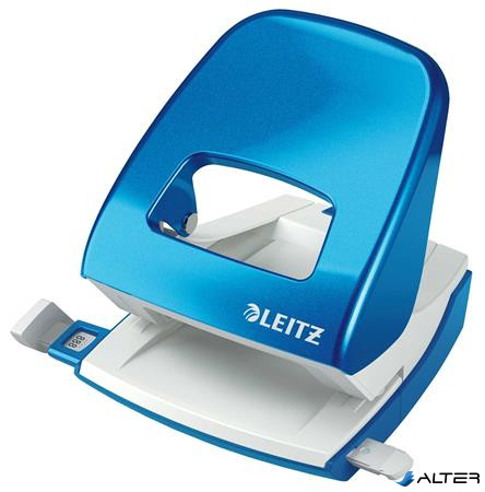 Lyukasztó, kétlyukú, 30 lap, LEITZ "Nexxt Wow", kék