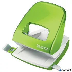   Lyukasztó, kétlyukú, 30 lap, LEITZ 'Nexxt Wow', zöld