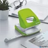 Lyukasztó, kétlyukú, 30 lap, LEITZ 'Nexxt Wow', zöld