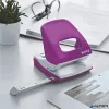 Lyukasztó, kétlyukú, 30 lap, LEITZ 'Nexxt Wow', lila