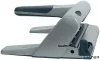 Lyukasztó, nagyteljesítményű, négylyukú, 30 lap, LEITZ "5114", ezüst