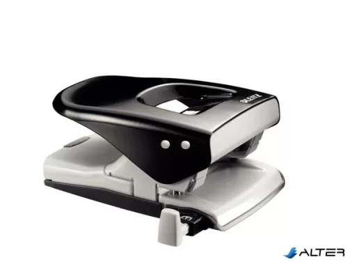 Lyukasztó, kétlyukú, 40 lap, LEITZ ' Nexxt 5138', fekete